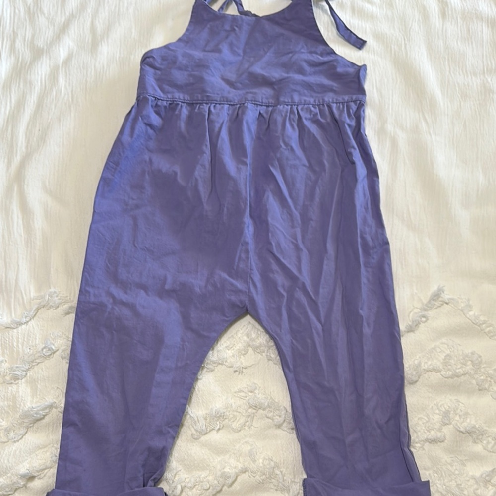 Purple Sleeveless Jumpsuit